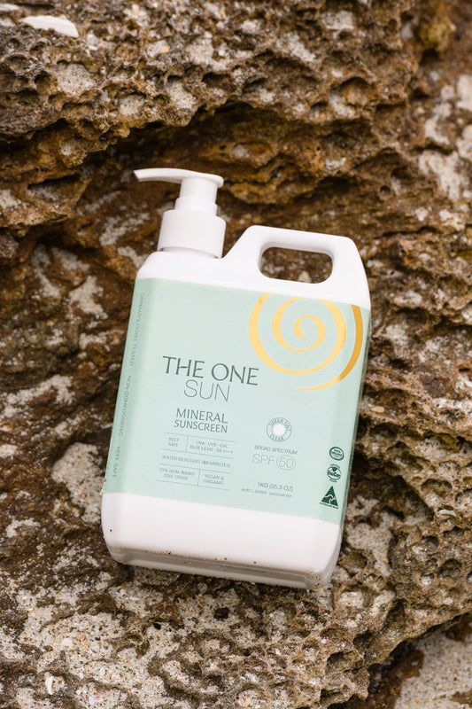 The One Sun – 1kg Bulk Mineral Vegan Sunscreen SPF 50