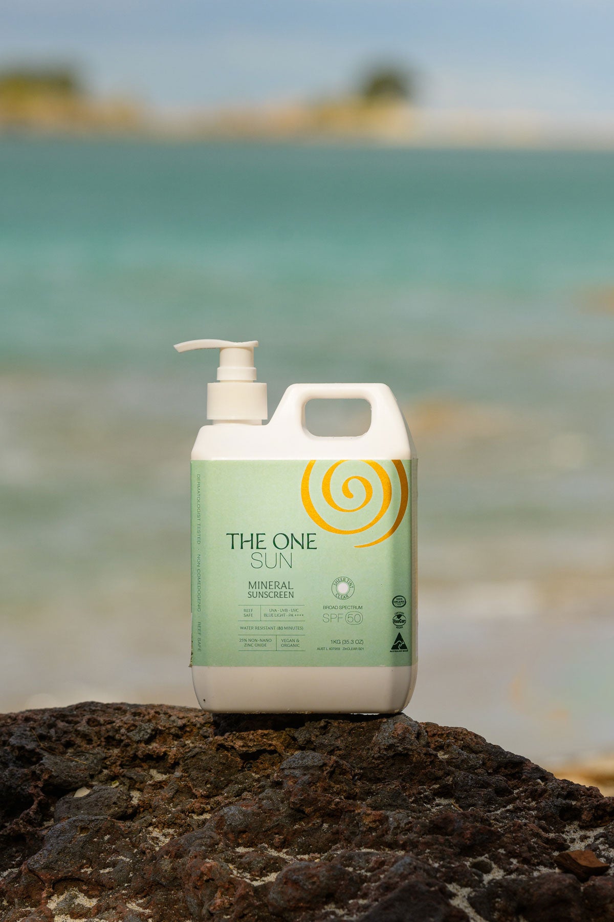 The One Sun – 1kg Bulk Mineral Vegan Sunscreen SPF 50